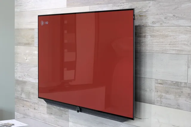 lion, image 7, 55 inch, media home suckow, riedstadt, red, nature, tv, flat, screen, ambience, elegance. Connected TV versus online video advertising